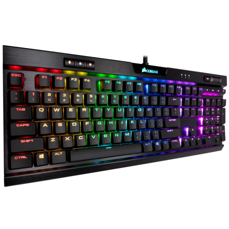 Corsair Gaming™ K70 RGB MK.2 Low Profile RAPIDFIRE Mechanical Gaming Keyboard, Cherry MX Low Profile Speed (US)-CH-9109018-NA