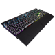 Геймърска клавиатура Corsair K70 RGB MK.2 Mechanical (метална основа, RGB Backlit, Cherry MX Silent, US layout) Black-CH-9109013-NA