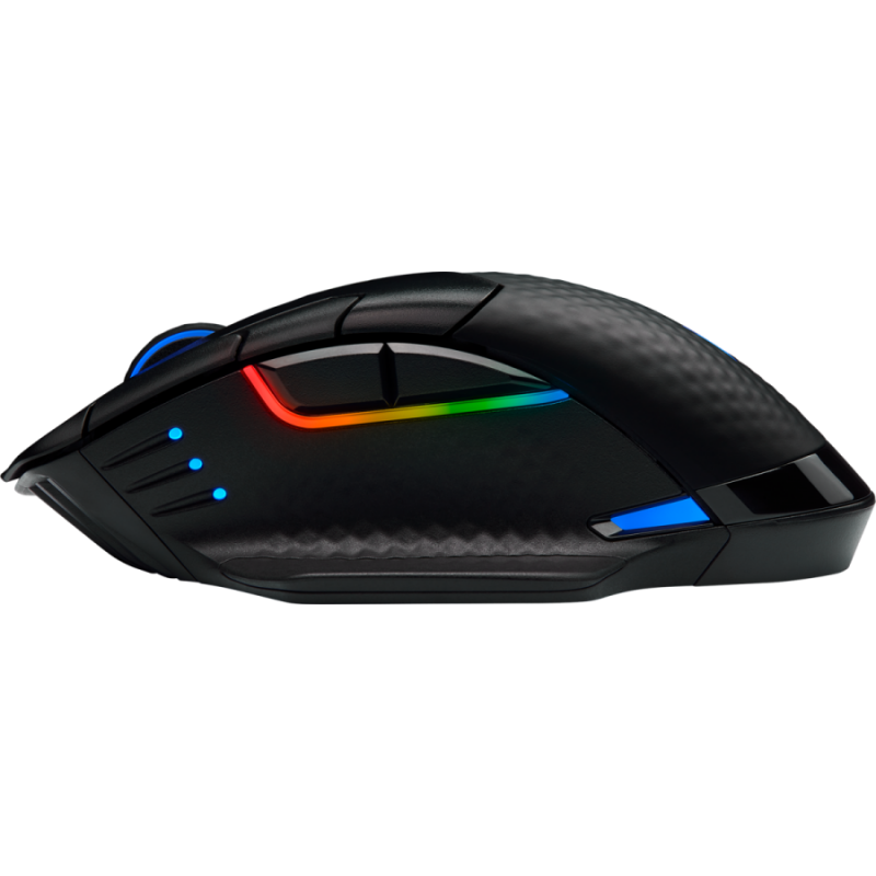 Геймърска мишка Dark Core RGB Pro SE Wireless Gaming Mouse with SLIPSTREAM Technology, Qi® Wireless charging, FPS/MOBA (8 програмируеми бутона, 3 профилa, RGB LED, 18 000 dpi, до 2000Hz, Wireless & USB, Black)-CH-9315511-EU