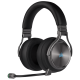 Геймърски слушалки Corsair Virtuoso RGB Wireless SE with Slipstream High-Fidelity Gaming Headset (50mm неодимови говорители, 7.1 съраунд, 20 часа с едно зареждане, контрол на звука, микрофон, USB) Gunmetal-CA-9011180-EU
