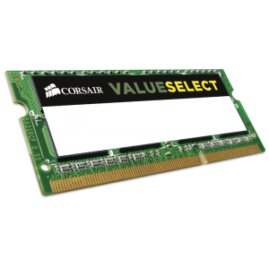 Corsair DDR3L, 1600MHZ 16GB (2 x 8GB) 204 SODIMM 1.35V, Unbuffered