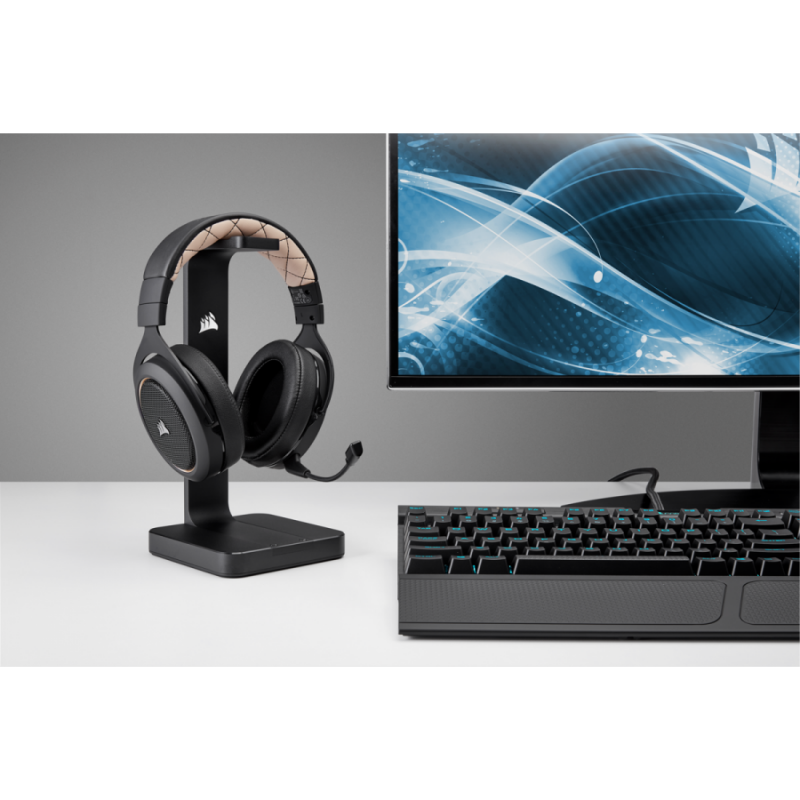Поставка за слушалки Corsair ST50 Premium Headset Stand, Black, Aluminium-CA-9011221-EU