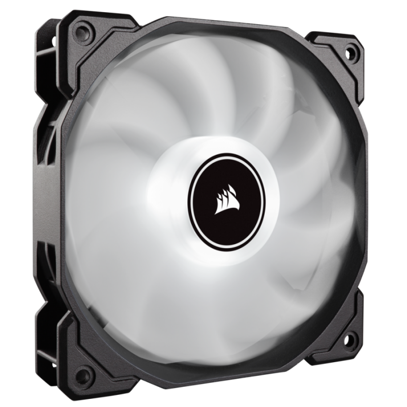 Corsair AF140 LED Low Noise Cooling Fan,140mm x 25mm, Single Pack, White-CO-9050085-WW