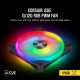 Corsair iCUE QL120 RGB Individually Addressable RGB LED, PWM control, 120mm Fan, Single Pack-CO-9050097-WW