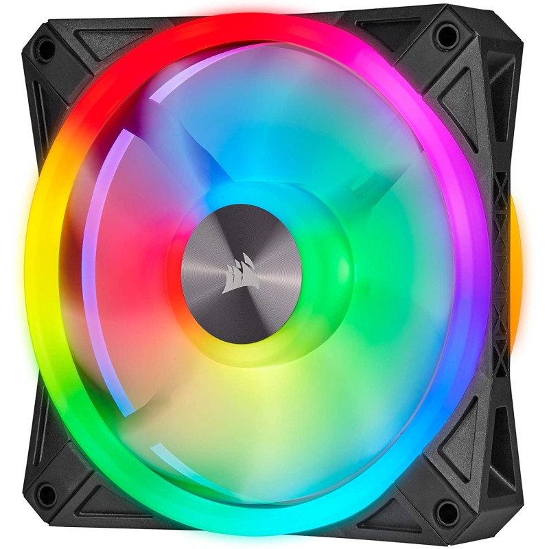 Corsair iCUE QL120 RGB Individually Addressable RGB LED, PWM control, 120mm Fan, Single Pack-CO-9050097-WW