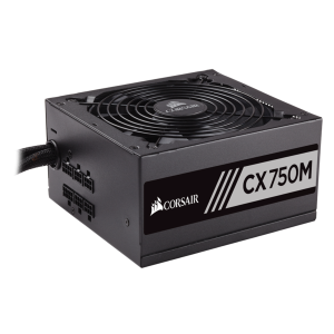 Corsair Builder CX Series CX750M 80+ Bronze, 750 Watt, ATX, Power Supply, Modular, PS/2, EU Version