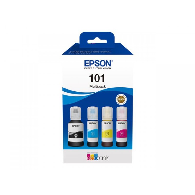 EPSON 101 EcoTank 4-colour Multipack, C13T03V64A
