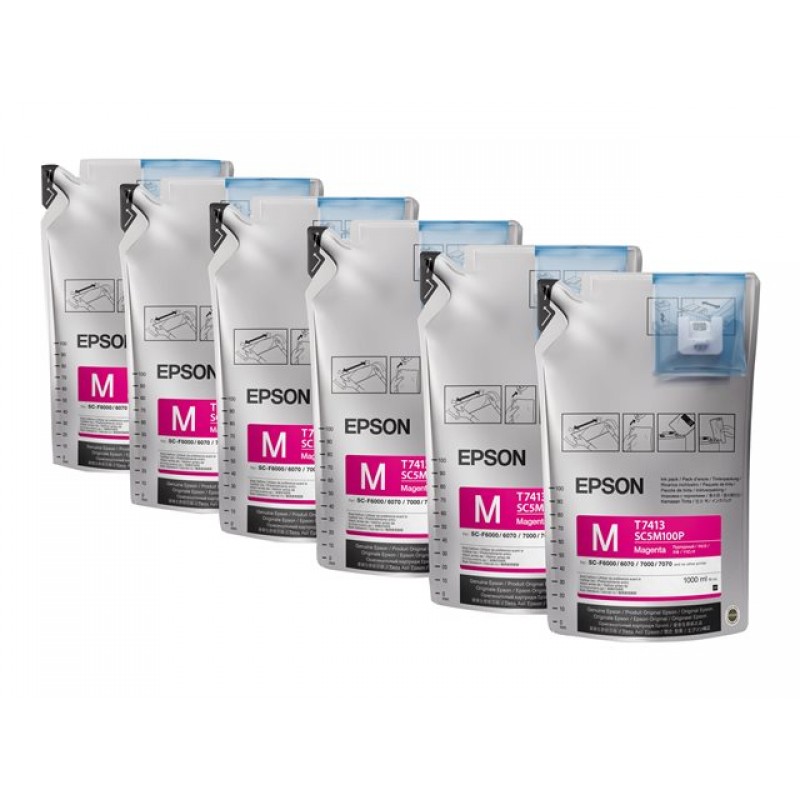 EPSON UltraChrome DS Magenta T741300 1Lx6packs-C13T741300