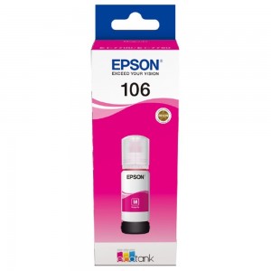 Ink cartridge EPSON 106 EcoTank Magenta ink bottle for L7160 L7180