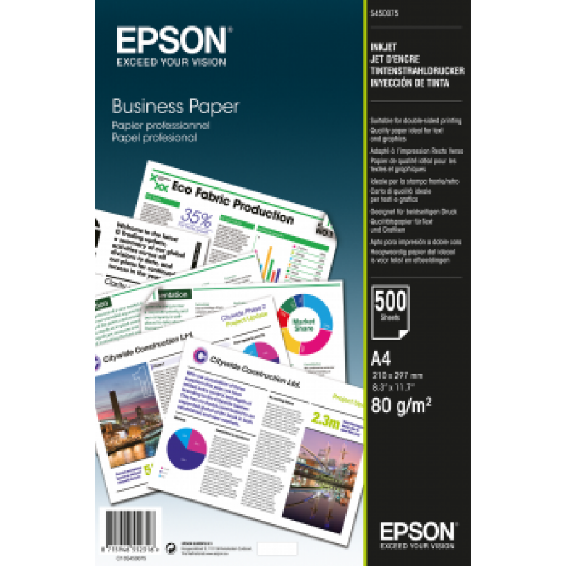 Paper EPSON Business Paper 80gsm 500 sheets-C13S450075