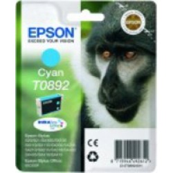 Ink Cartridge EPSON T0892 Cyan for Stylus S20/SX100/SX105/SX200/SX205/210/215/218/SX400/SX405/415; Stylus Office BX300F
