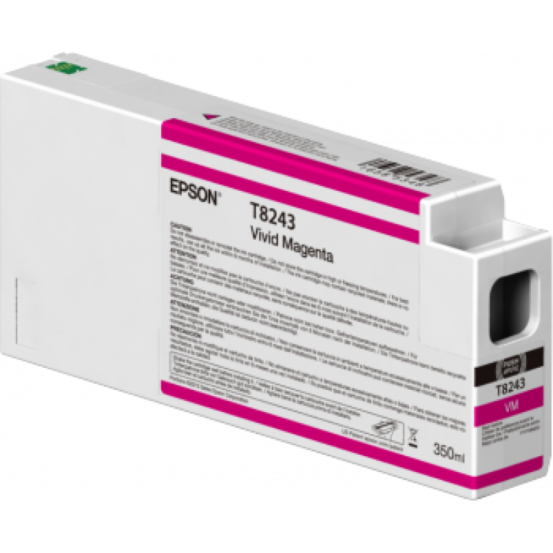 Ink Cartridge EPSON Singlepack Vivid Magenta T824300 UltraChrome HDX/HD 350ml-C13T824300