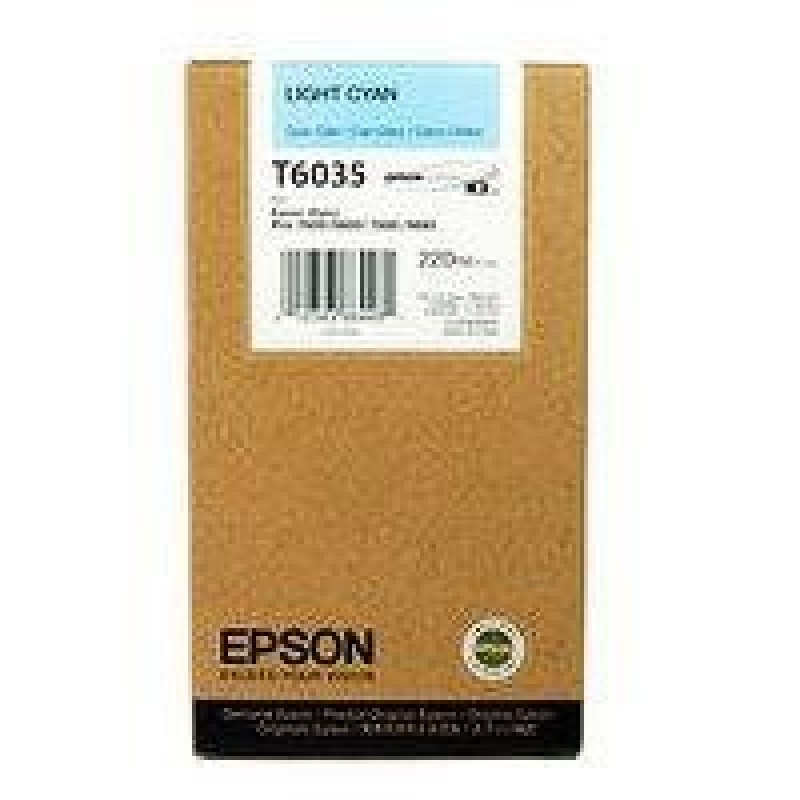 Ink Cartridge EPSON Light Cyan, 220ml for Stylus Pro 7800/7880/9800/9880-C13T603500