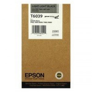 Ink Cartridge EPSON Light Light Black, 220ml for Stylus Pro 7800/7880/9800/9880