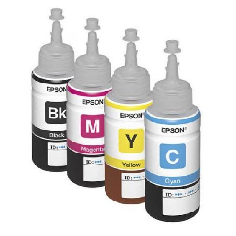 Ink Cartridge EPSON T6641 Black ink bottle 70ml, 4000p.-C13T66414A