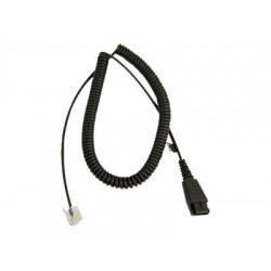 JABRA QD Cord to RJ45 coiled 0.5 - 2m only in connection with Jabra BIZ 2400 balanced on Siemens Openstage