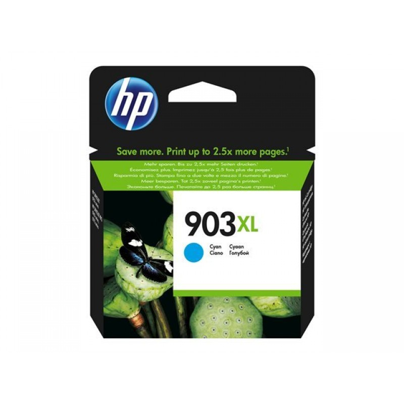 HP 903XL Ink Cartridge Cyan High Yield 825 Pages-T6M03AE#BGX