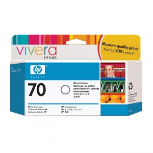 HP 70 Standard 1-Pack Original Ink Cartridge; Gloss Enhancer;  ; HP DesignJet Z3100, Z3200