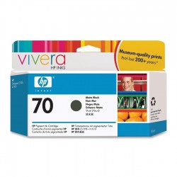 HP 70 Standard 1-Pack Original Ink Cartridge; Matte Black 130 ml;  ; HP DesignJet Z2100, Z3100, Z3200, Z5200, Z5400
