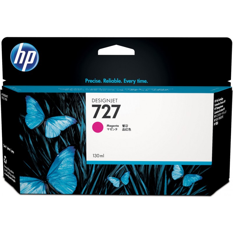 HP 727  Standard Original Ink Cartridge; Magenta;  ; HP DesignJet T920, T930, T1500, T1530, T2500, T2530-B3P20A