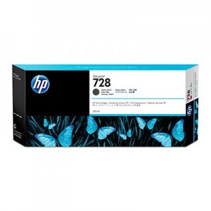 HP 728 Standard 1-Pack Original Ink Cartridge; Black 300 ml;  ; HP DesignJet T730, T830