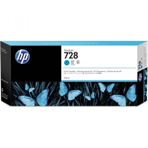 HP 728 Standard 1-Pack Original Ink Cartridge; Cyan ;  ; HP DesignJet T730, T830