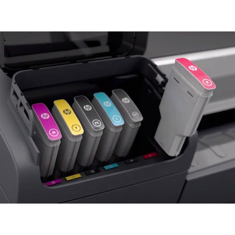 HP 745 Standard 1-Pack Original Ink Cartridge; Magenta ;  ; HP DesignJet Z2600, Z5600-F9K01A