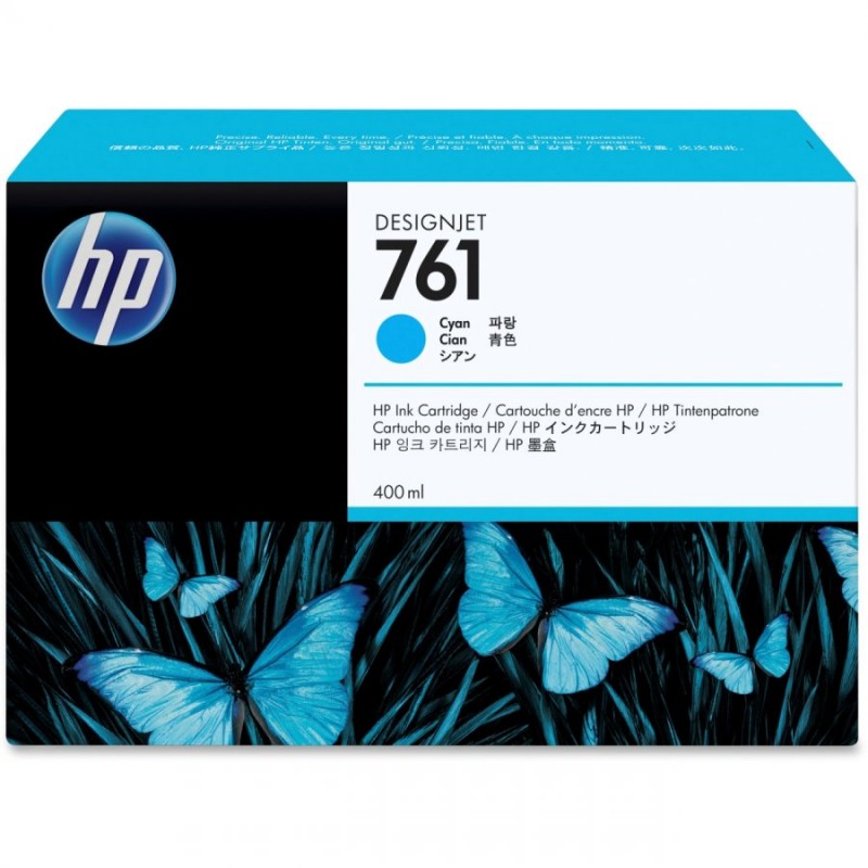 HP 761 Standard 1-Pack Original Ink Cartridge; Cyan;  ; HP DesignJet T7100-CM994A