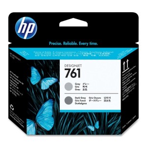 HP 761 Standard 1-Pack Original Ink Cartridge; Grey + Dark Grey;  ; HP DesignJet T7100