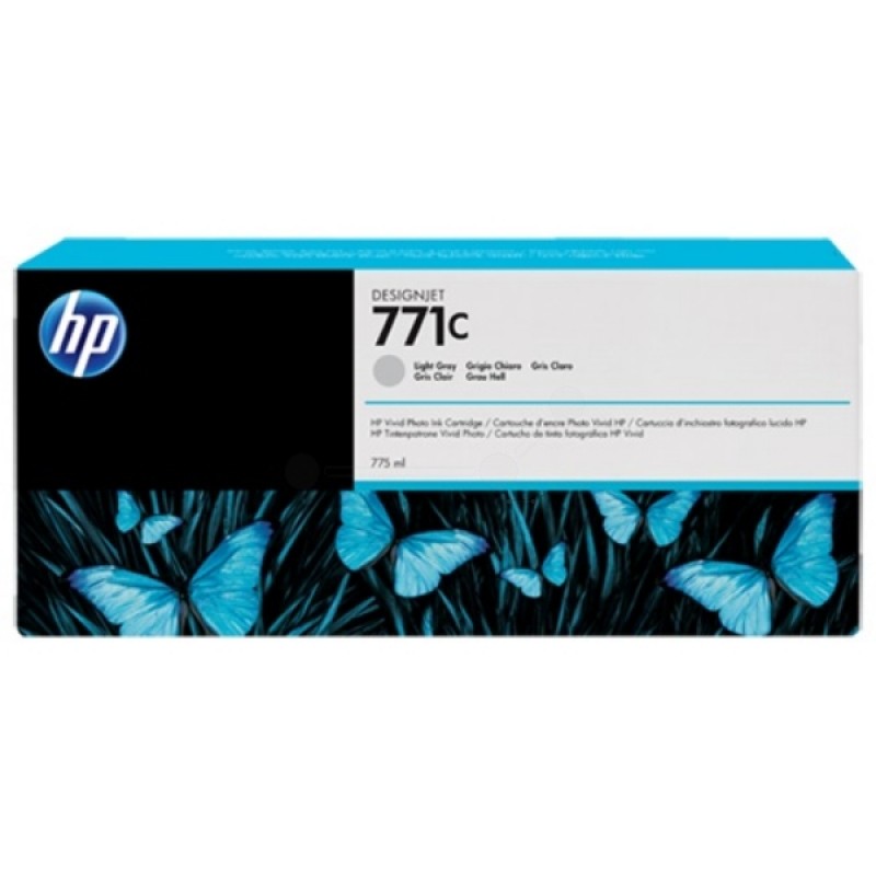 HP 771C 1-pack Original Ink Cartridge; Light Grey;  ; HP DesignJet Z6200-B6Y14A
