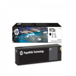 HP 973X Value Original Ink Cartridge; Black;  Page Yield 10000; HP PageWide Pro 452; 452; 477
