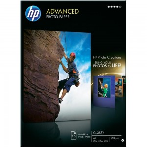 HP Q5456A Advanced glossy photo paper inkjet 250g/m2 A4 25 sheets 1-pack