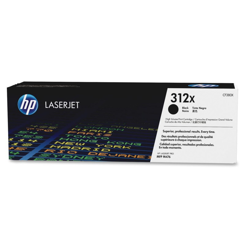 HP 312X Original LaserJet cartridge; black; 4400 Page Yield ; 1 - pack; HP LaserJet Pro 400 color MFP M476-CF380X