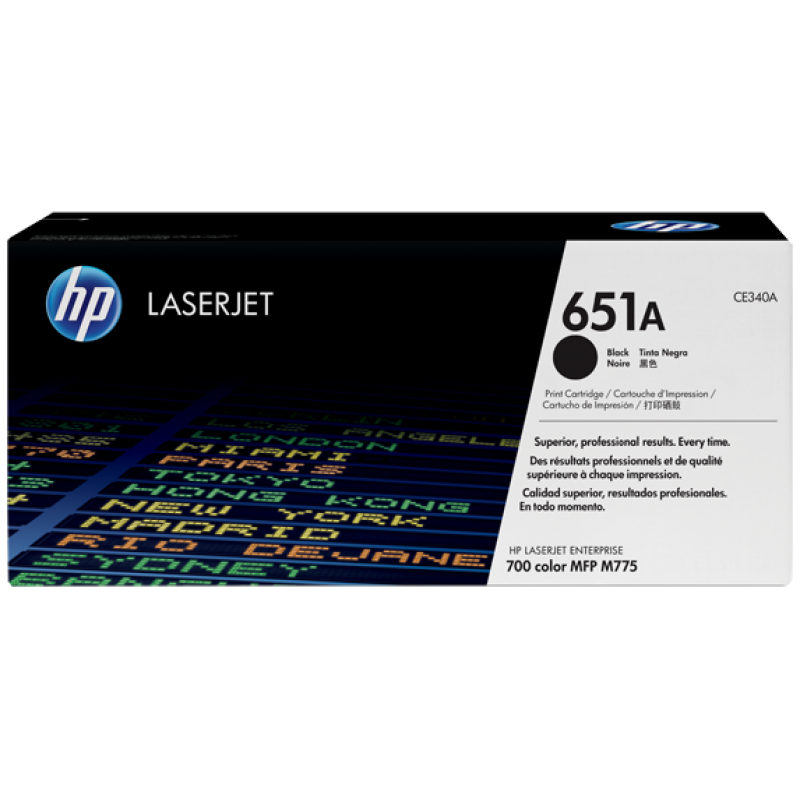 HP 651A Original LaserJet cartridge; black; 13500 Page Yield ; 1 - pack; CLJ Enterprise 700 color MFP M775-CE340A