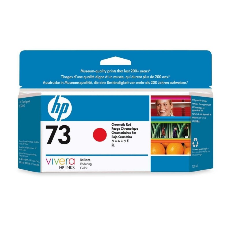 HP 73 Standard 1-Pack Original Ink Cartridge; Chromatic Red;  ; HP DesignJet Z3200-CD951A