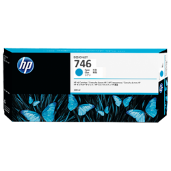 HP 746 300-ml Cyan DesignJet Ink Cartridge