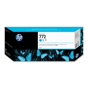HP 772 Standard 1-Pack Original Ink Cartridge; Cyan;  ; HP DesignJet Z5200, Z5400
