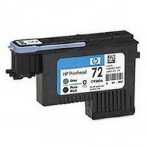 HP 72 Standard 1-Pack Original Ink Cartridge; Grey + Black;  ; HP DesignJet T610, T620, T770, T790, T795; HP DesignJet T1100, T1120, T1200, T1300, T2300