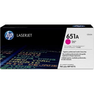 HP 651A Original LaserJet cartridge; magenta; 16000 Page Yield ; 1 - pack; CLJ Enterprise 700 color MFP M775