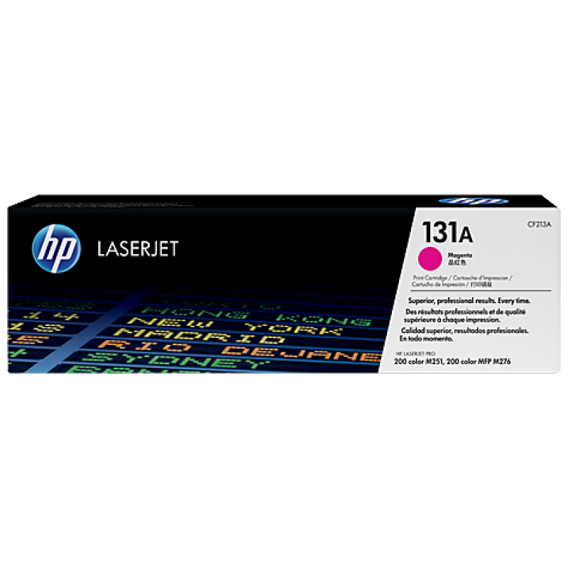 HP 131A Original LaserJet cartridge; magenta; 1800 Page Yield ; ; HP LaserJet Pro 200 color M251/MFP M276-CF213A