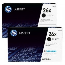 HP 26X Original LaserJet cartridge; black; 9000 Page Yield ; 2 - pack; HP LaserJet Pro M402/MFP M426