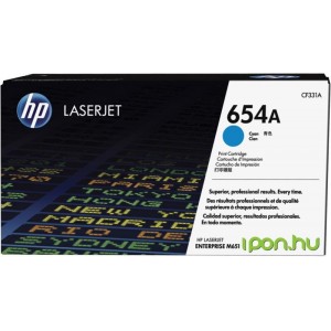 HP 654A Original LaserJet cartridge; cyan; 15000 Page Yield ; 1 - pack; HP Color LaserJet Enterprise M651