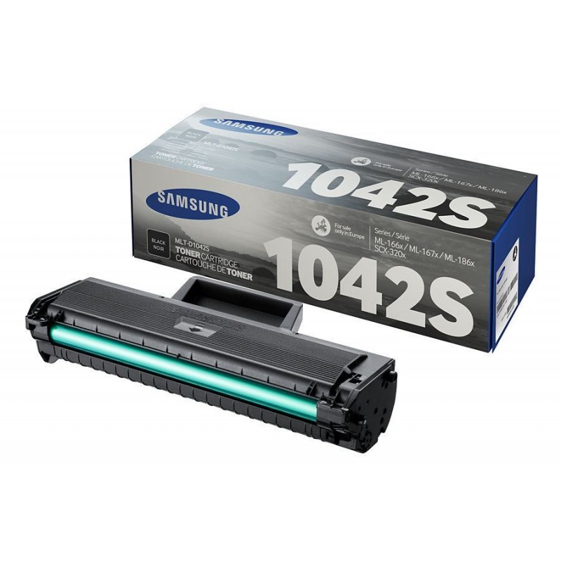 Samsung MLT-D1042S Black Toner Cartridge (up to 1 500 A4 Pages at 5% coverage)* ML-1660/ML-1665/ML-1670/ML-1675/ML-1860/ML-1865W SCX-3200/SCX-3205/SCX-3205W-SU737A