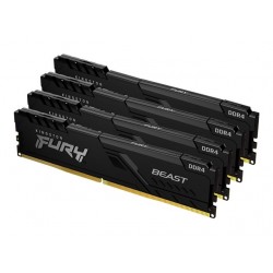 KINGSTON 128GB 3200MHz DDR4 CL16 DIMM Kit of 4 FURY Beast Black