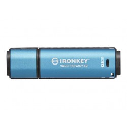 KINGSTON 128GB IronKey Vault Privacy 50 USB AES-256 Encrypted FIPS 197