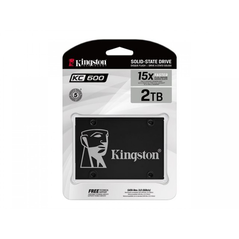 KINGSTON 2048GB SSD KC600 SATA3 2.5inch-SKC600/2048G