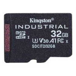KINGSTON 32GB microSDHC Industrial C10 A1 pSLC Card Single Pack w/o Adapter