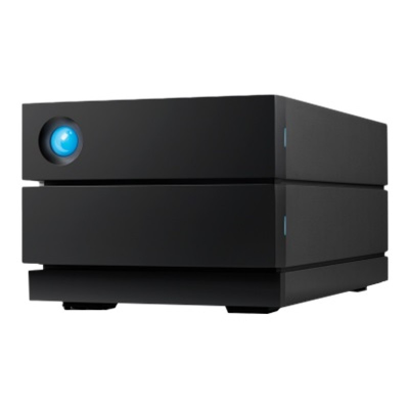 LACIE 2big RAID 8TB Thunderbolt 3 USB-C 3.5inch hot swappable IronWolf Pro drives 7.2rpm 5 year data recovery included-STHJ8000800