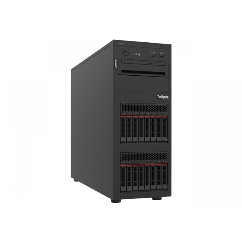 LENOVO ISG ThinkSystem ST250 V2 Intel Xeon E-2334 4C 3.4GHz 65W 1x16GB 2Rx8 SW RD 550W XCC Enterprise, 7D8FA00NEA