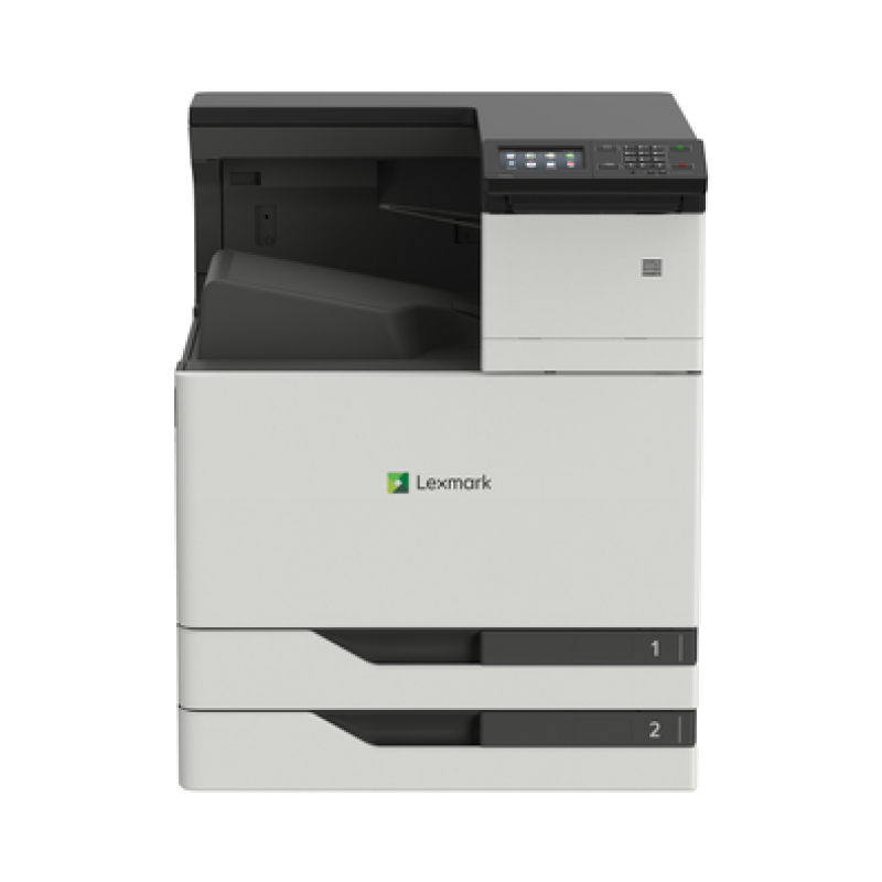 Color Laser Lexmark CS921de - Duplex; A3 Laser; 1200 x 1200 dpi; Black: 35 ppm / Colour: 35 ppm; Standard: 1024 MB / Maximum: 3072 MB; c2 x 500-Sheet Input, 150-Sheet Multipurpose Feeder, 250-Sheet Output Bin, Integrated Duplex; USB 2.0; Gigabit E-32C0010